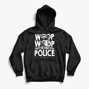 Sound of police crni hoodie
