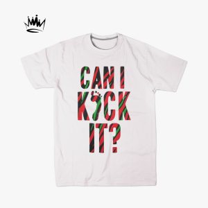 Can i kick it bela majica